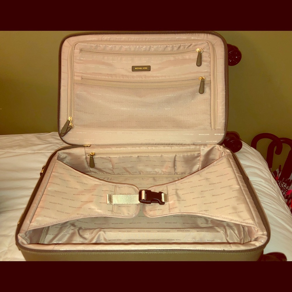 MK OLIVE GREEN SUITCASE